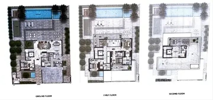4 BR floor plan