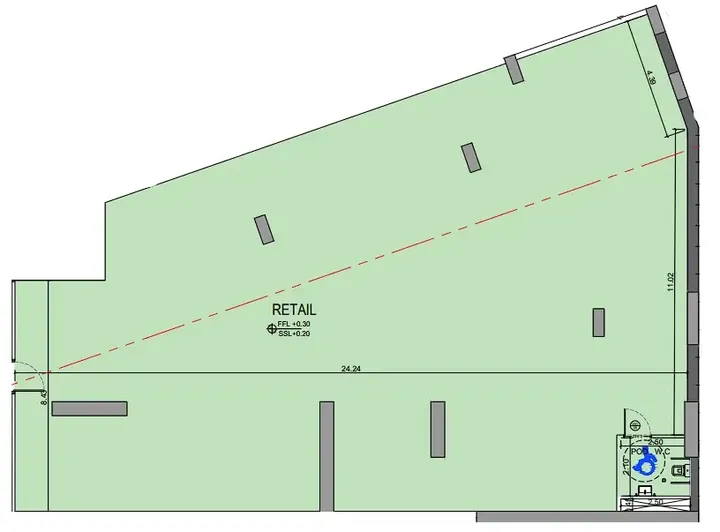 Retail floor plan