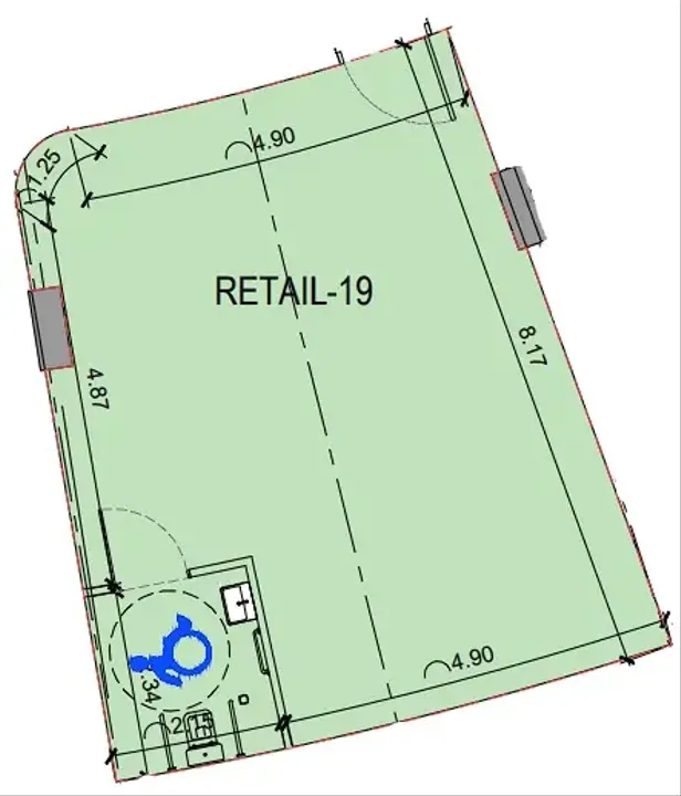 Retail floor plan