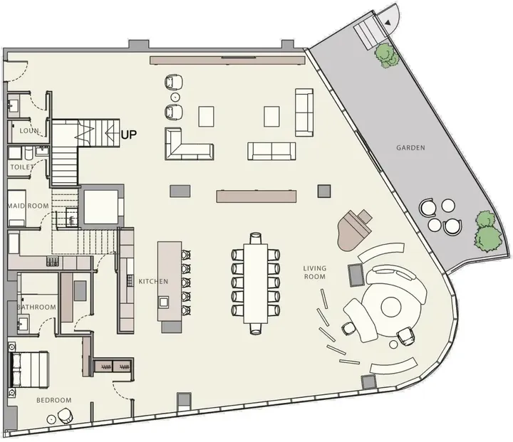 5 BR floor plan