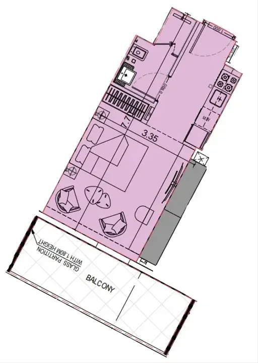 Studio floor plan
