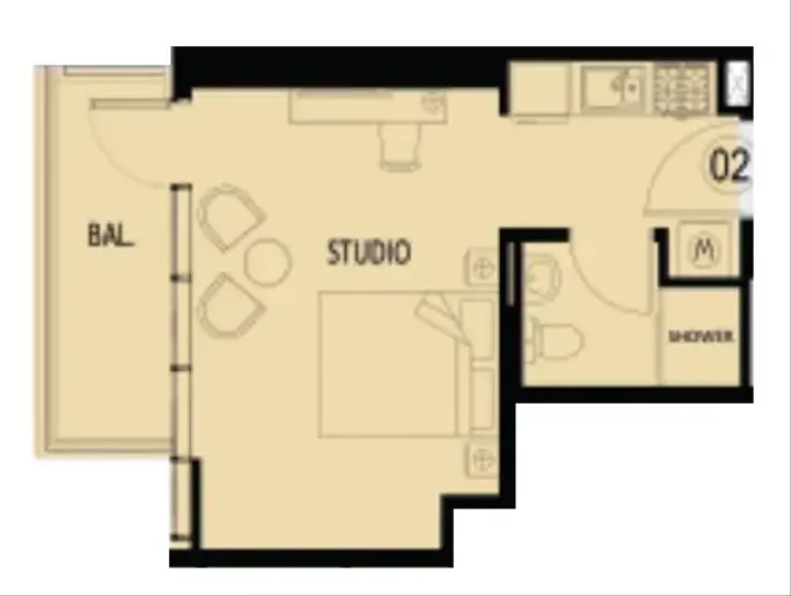 Studio floor plan