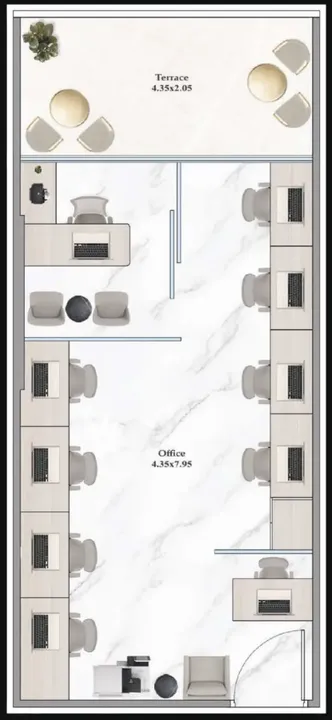 Office floor plan