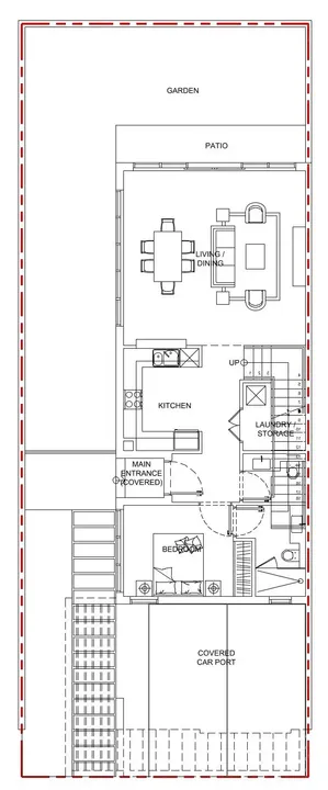 5 BR floor plan