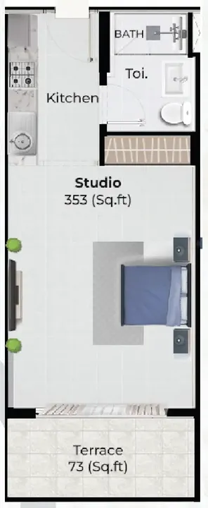 Studio floor plan