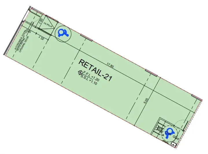 Retail floor plan
