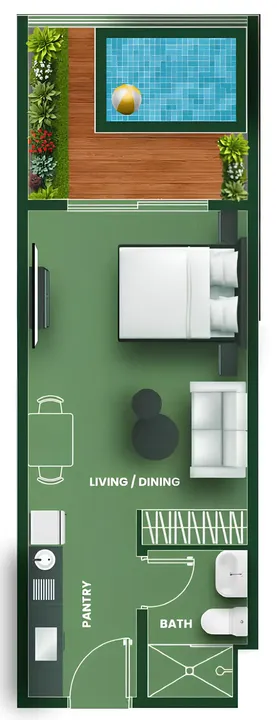 Studio floor plan