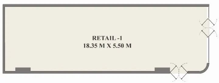 Retail floor plan