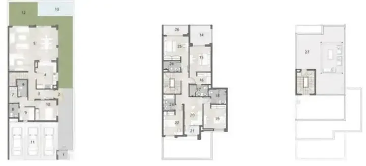 4 BR floor plan
