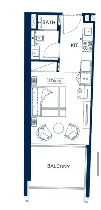 Studio floor plan