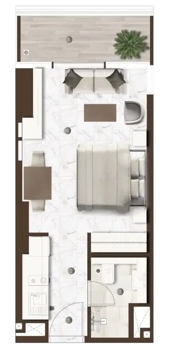 Studio floor plan