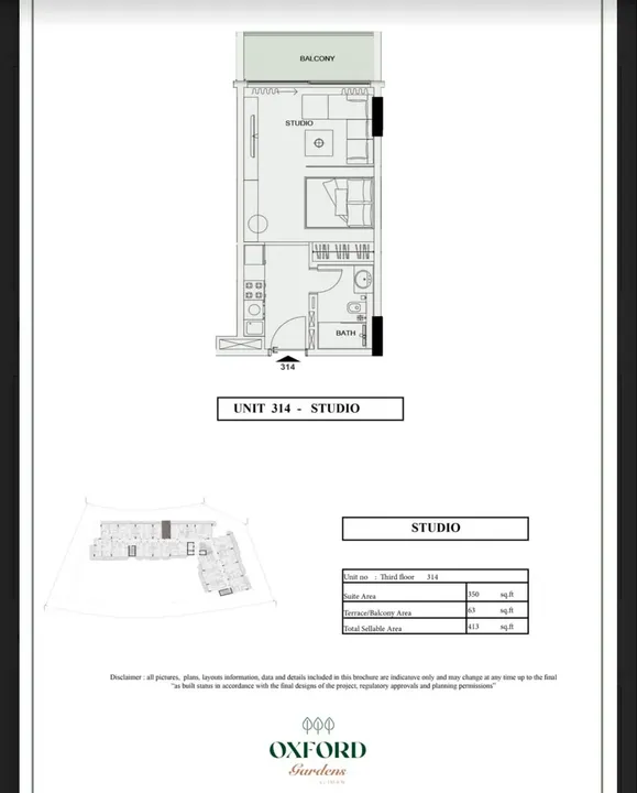 Studio floor plan