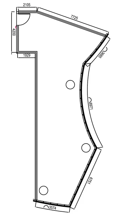 Office floor plan