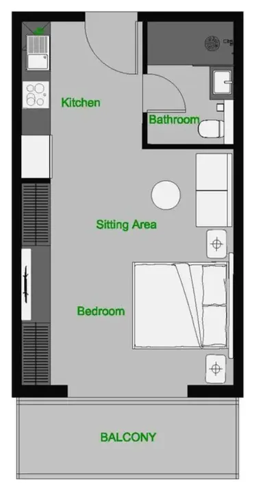 Studio floor plan