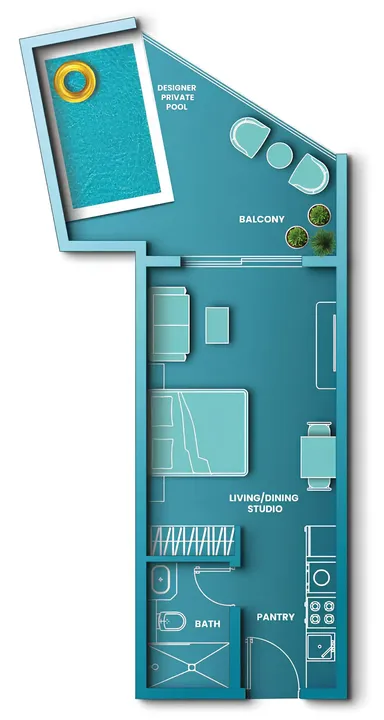 Studio floor plan