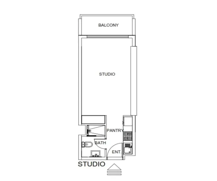 Studio floor plan