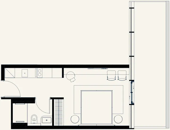 Studio floor plan