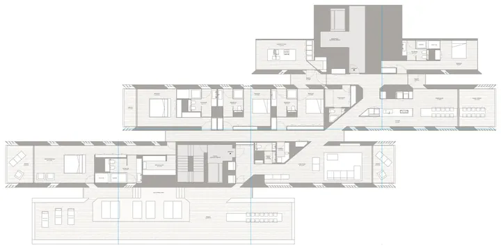 5 BR floor plan
