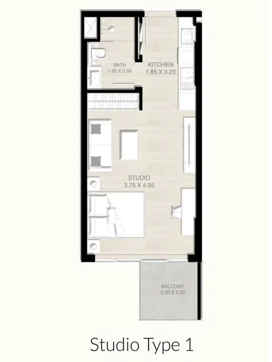 Studio floor plan