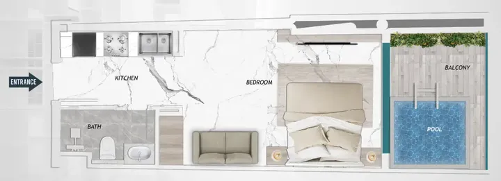 Studio floor plan
