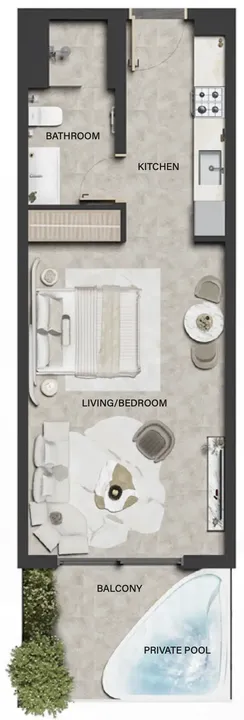 Studio floor plan