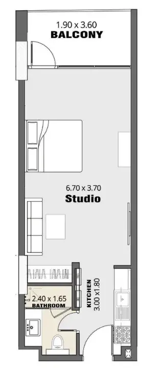 Studio floor plan