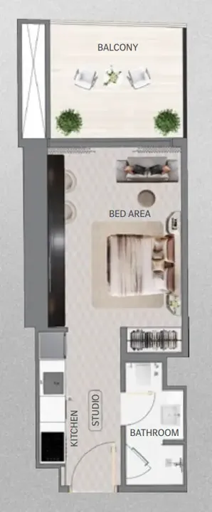 Studio floor plan