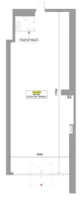 Retail floor plan