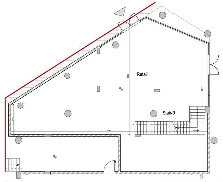 Retail floor plan