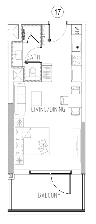 Studio floor plan