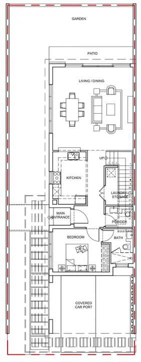 5 BR floor plan