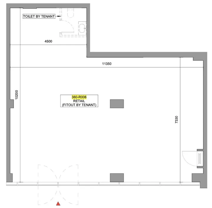 Retail floor plan