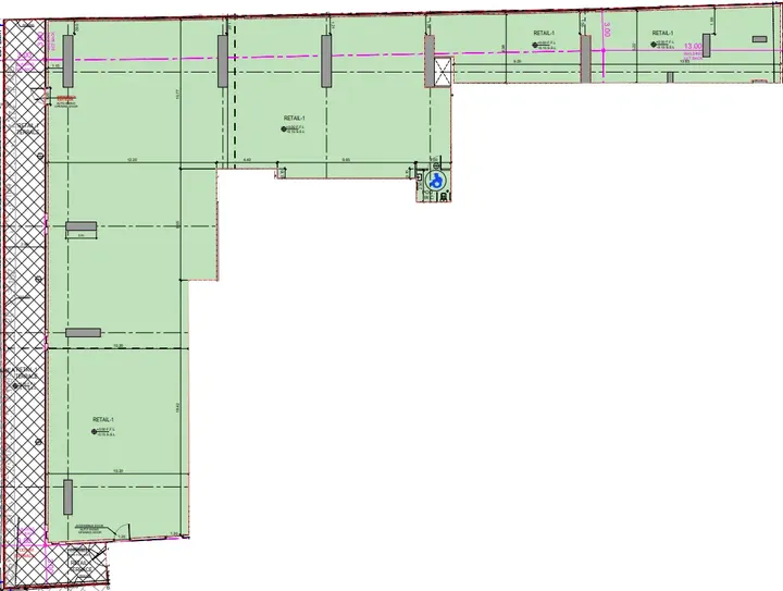 Retail floor plan