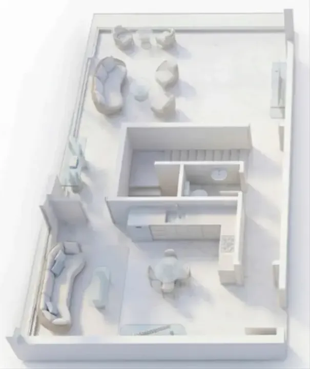 2 BR floor plan