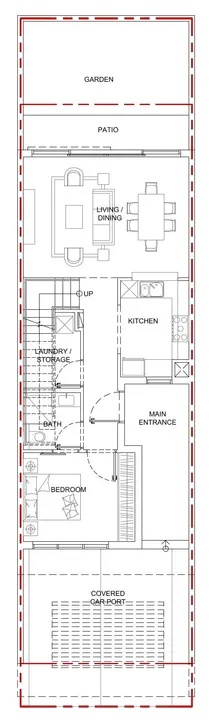 5 BR floor plan