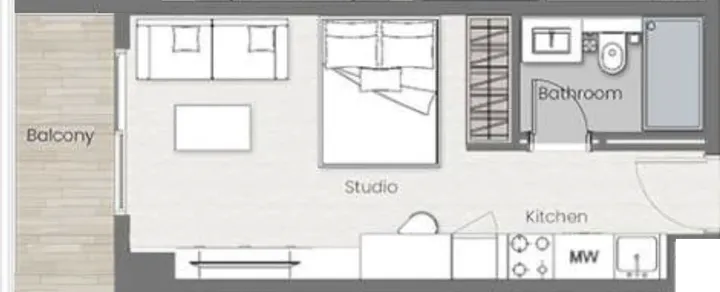 Studio floor plan