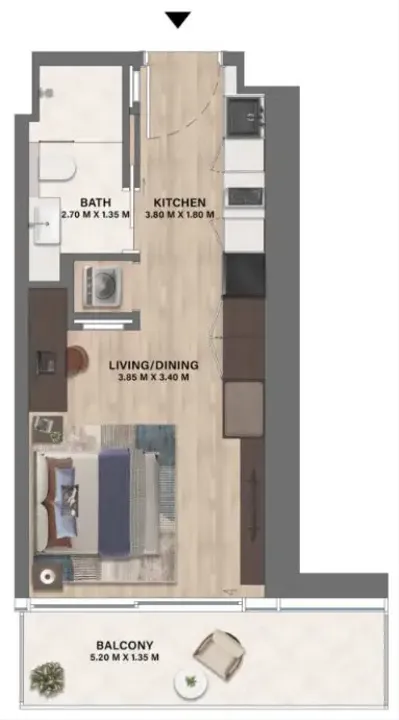 Studio floor plan