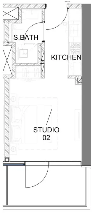 Studio floor plan