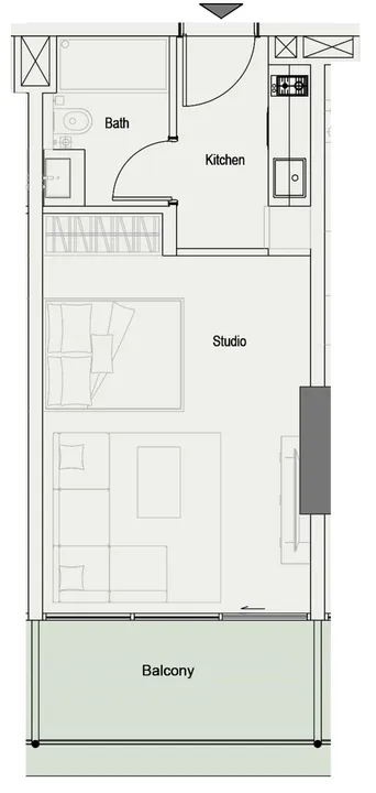 Studio floor plan