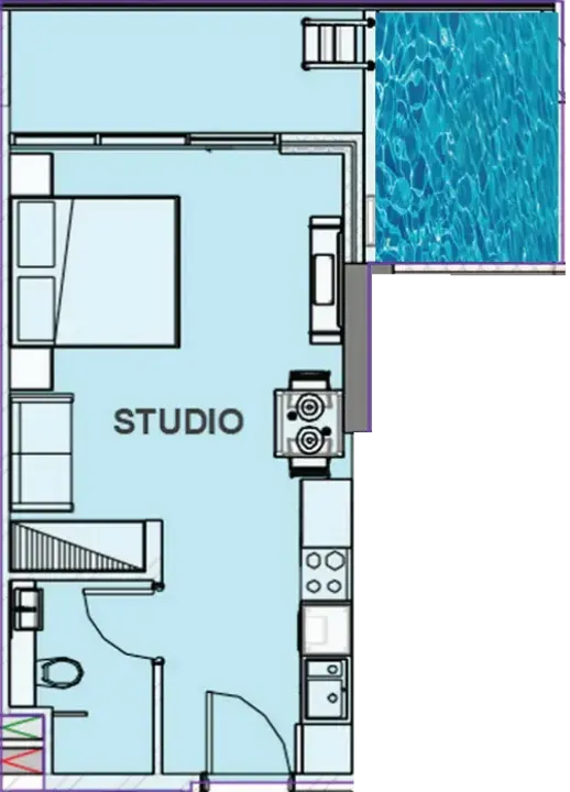 Studio floor plan