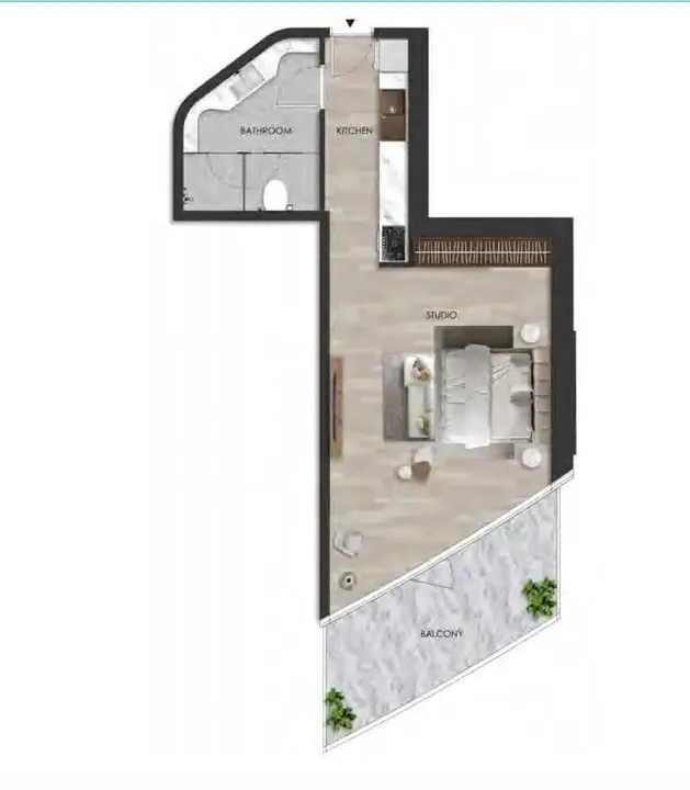 Studio floor plan