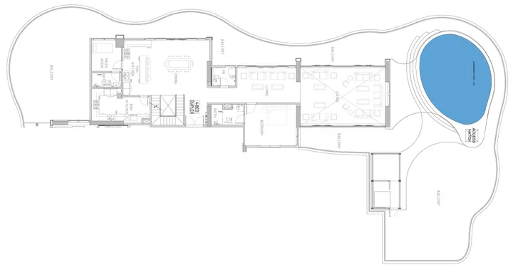 4 BR floor plan