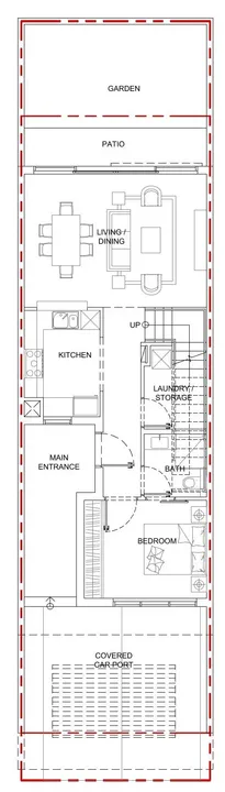 5 BR floor plan