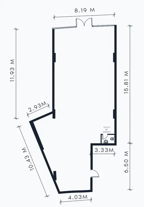Retail floor plan