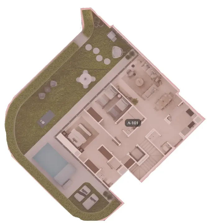 4 BR floor plan