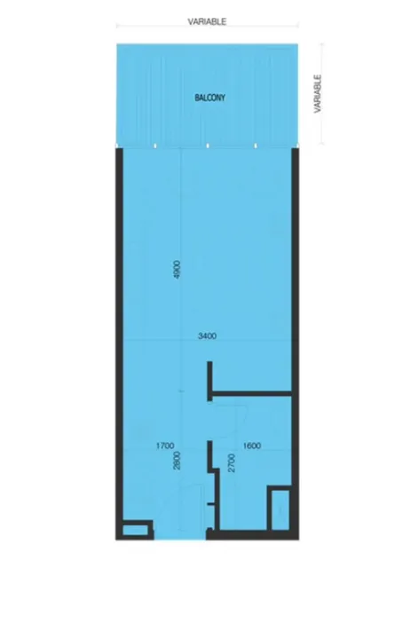 Studio floor plan