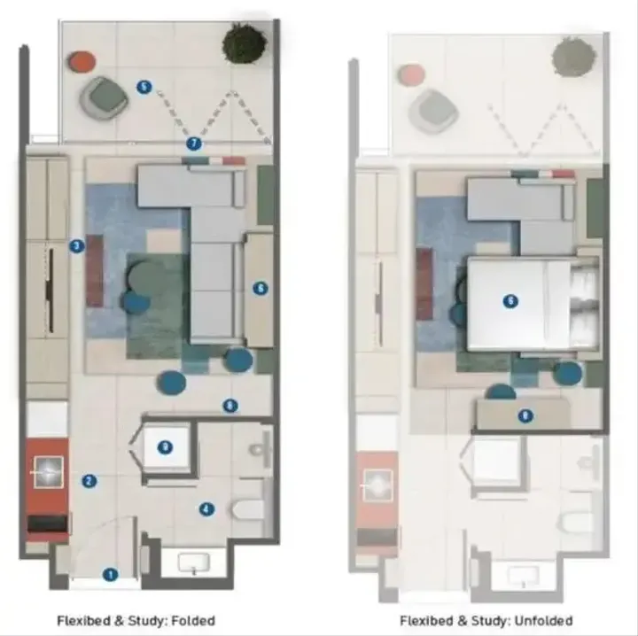 Studio floor plan
