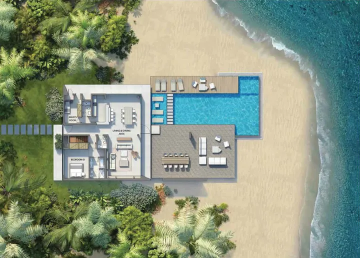 5 BR floor plan