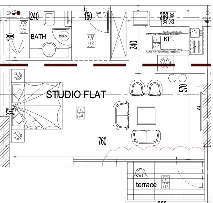 Studio floor plan