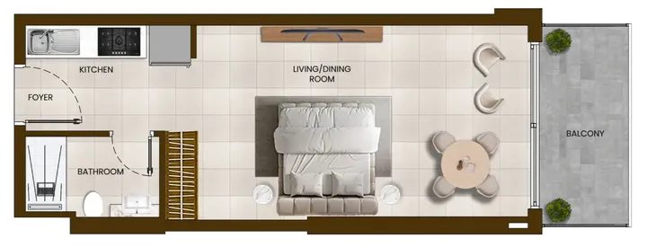 Studio floor plan